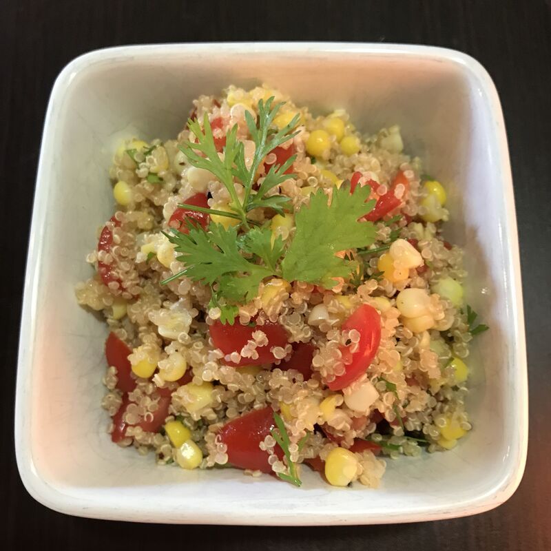 Fresh Corn & Quinoa Salad, 