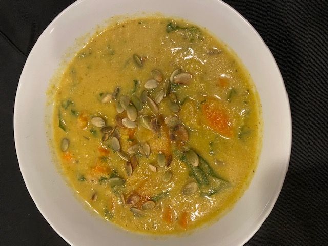 Cauliflower & Kale Soup, 