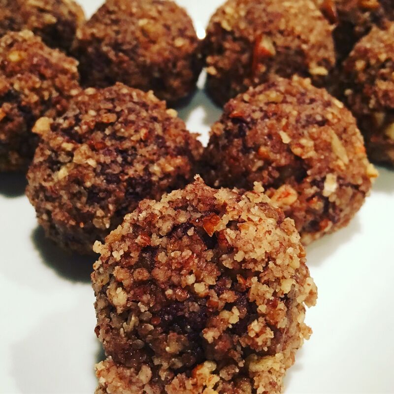 Pumpkin Spice Pecan Truffles, 