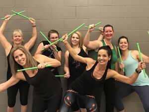 POUND class at Let's Move Studio in Kamloops, BC